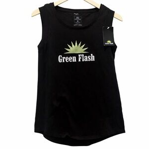 Green Flash Brewery Women’s Sleeveless Tee T-shirt Medium M NEW NWT